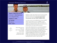 Tablet Screenshot of johnsonmarineservices.com